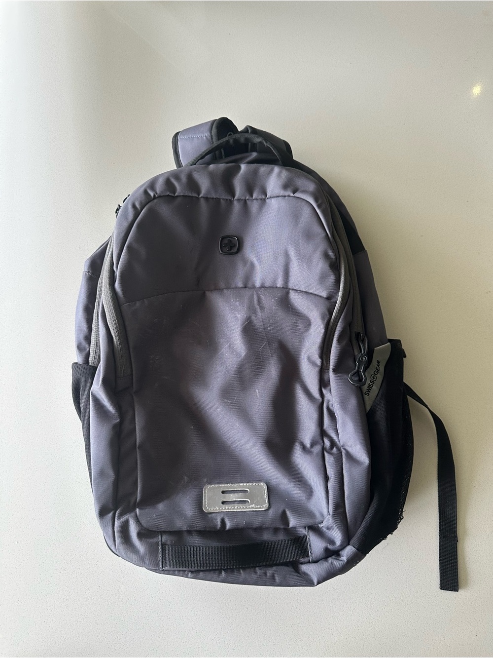 SwissGear Gray Men's Backpack with Black Accents